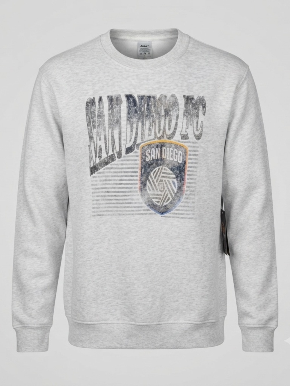 Rivalry Threads 91 San Diego FC MLS Crewneck Sweatshirt XL NWT Gray